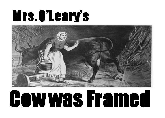 Oleary cow framed