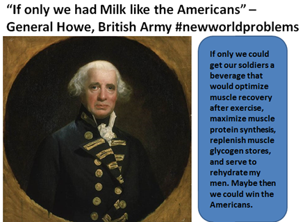 Gen howe needs milk to survive