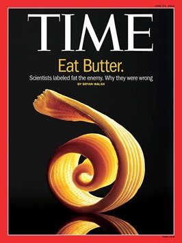 Time magazine eat butter.